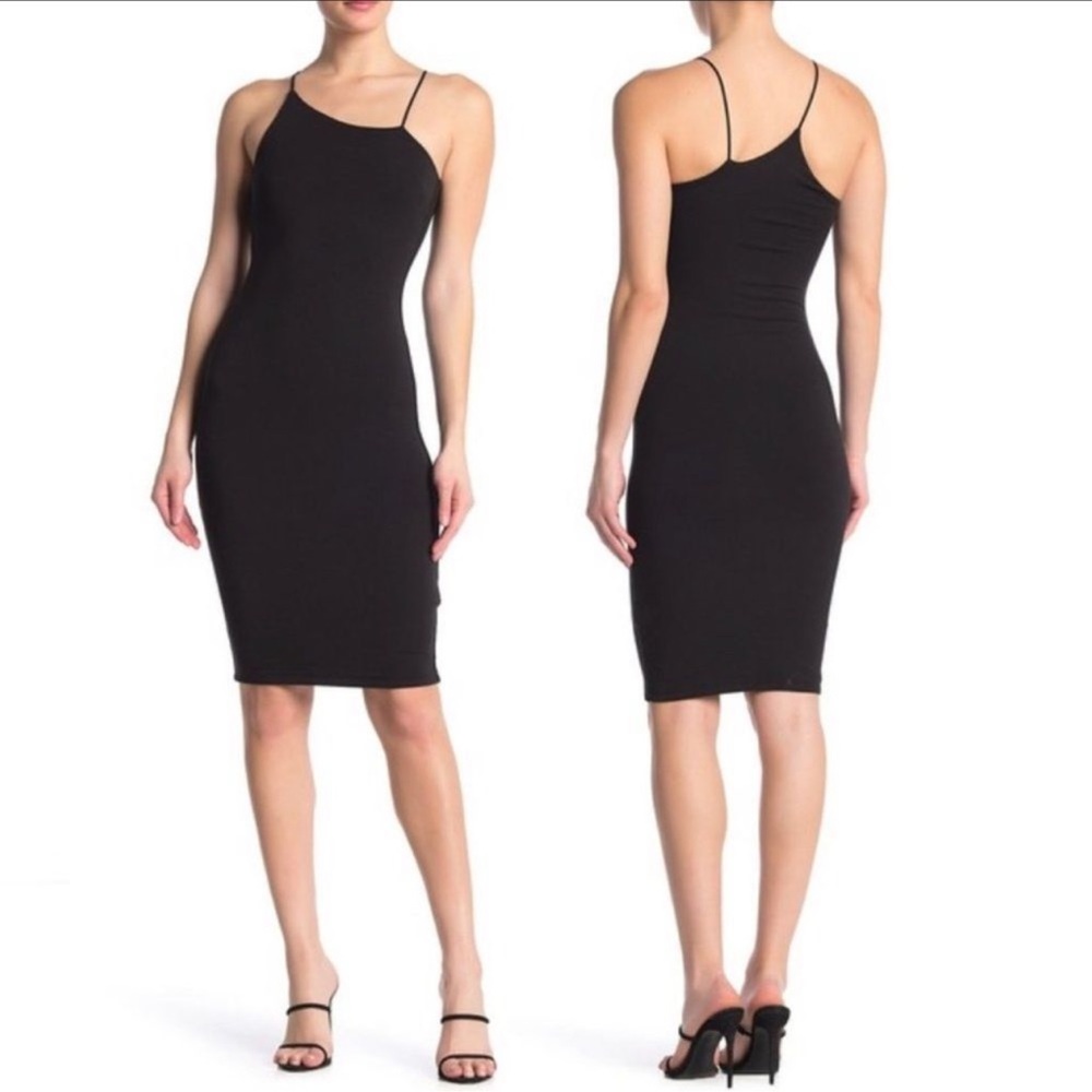 Good American The‎ 90s Asymmetrical Bodycon Dress Size 3